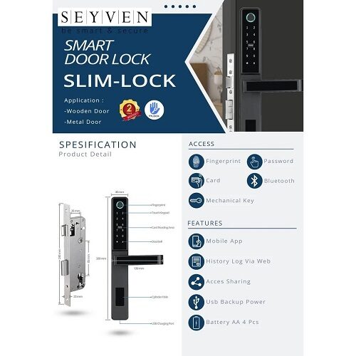 Seyven Smart Slim Door Lock